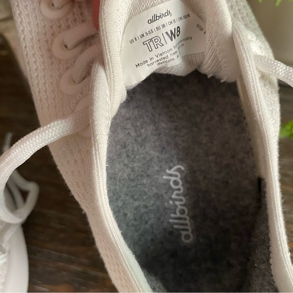 allbirds Classics Tree Runners Sneakers Shoes Womens 8 Kaikoura White - Picture 14 of 15